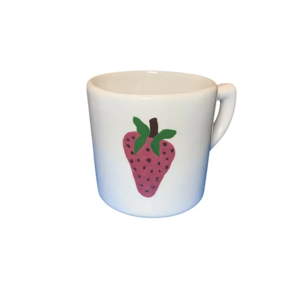 Ja-Dor Handmade Strawberry Design Ceramic Tea Coffee Mug